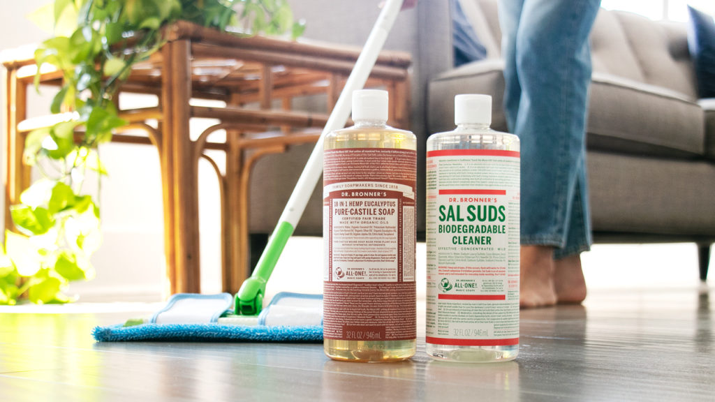 Mopping Floors with Castile Soap or Sal Suds