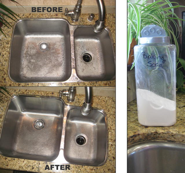 Cleaning A Stainless Steel Sink Going Green With A Bronner Mom