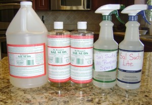 Dr. Bronner's Sal Suds dilutions cheat sheet