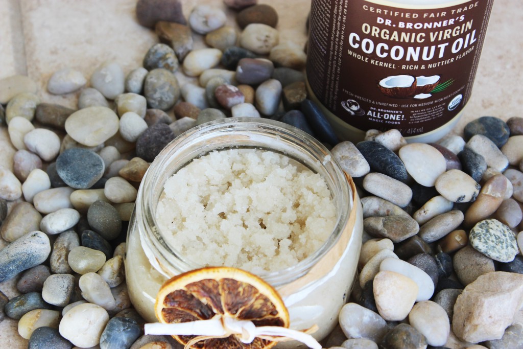 Citrus Hand and Body Scrub. GIY Coconut Sugar Scrub