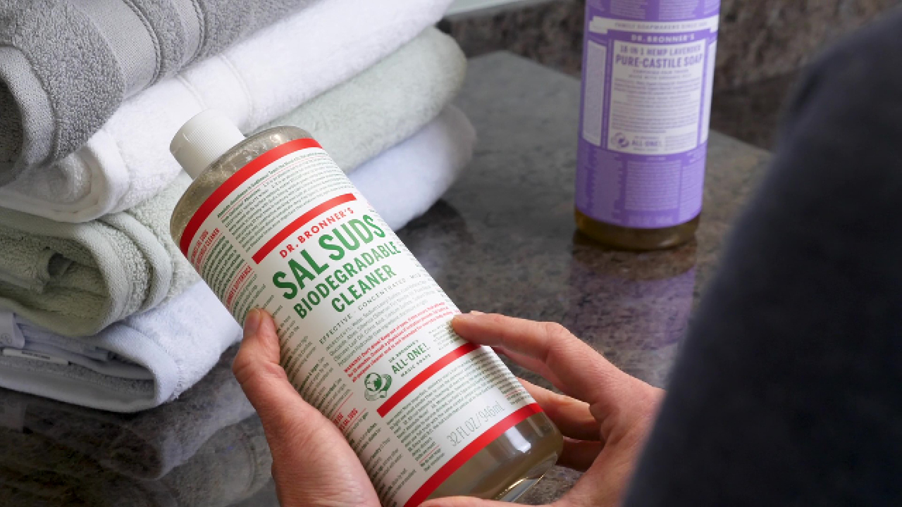 Green Laundry Care with Dr. Bronner's