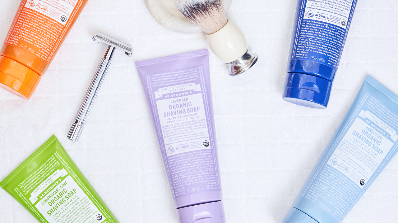 Dr. Bronner's Organic Shaving Soap. How to Shave with Dr. Bronner's