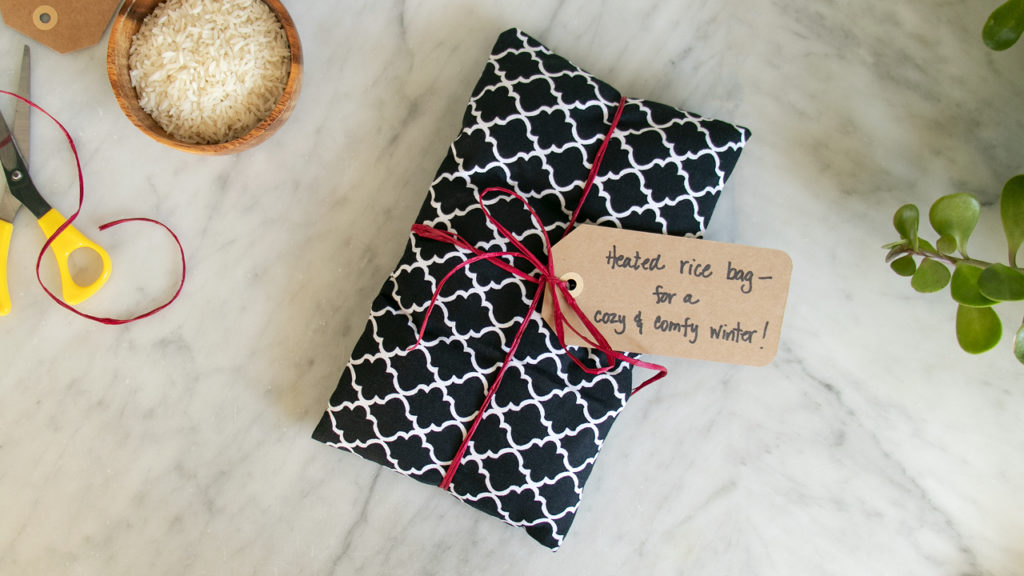 Homemade Gifting rice bag