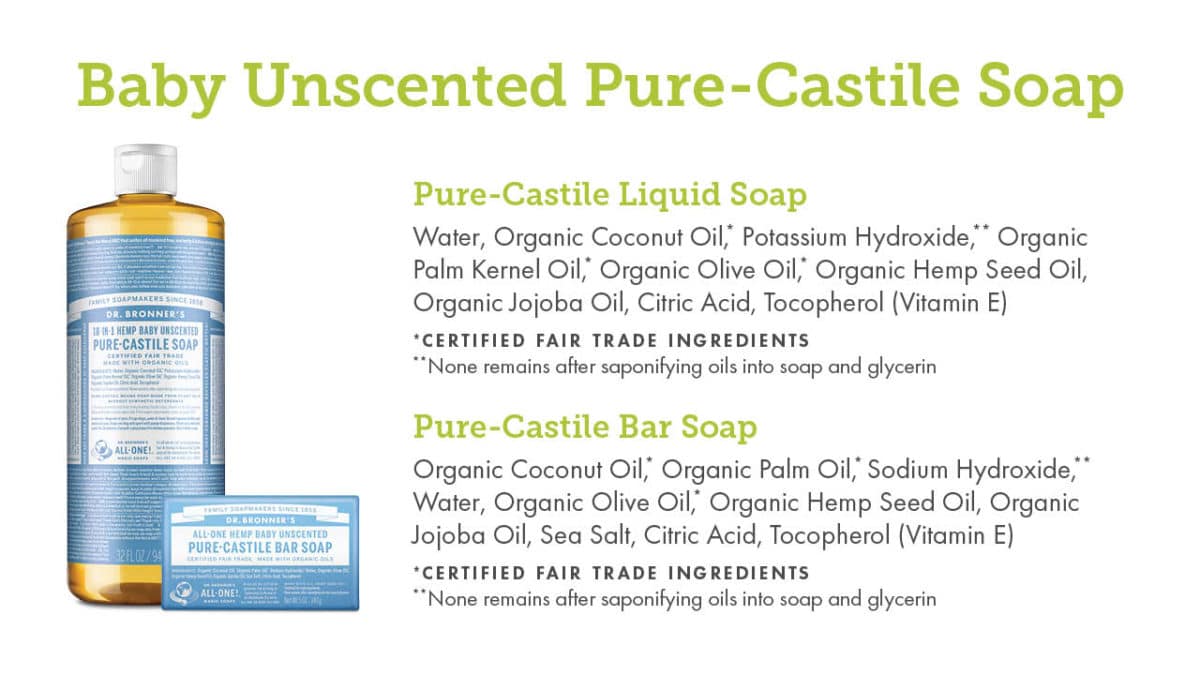 Liquid vs. Bar in Dr. Bronner’s Pure Castile Soap