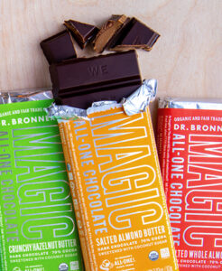 Dr. Bronner's Magic All-One Chocolate on a table