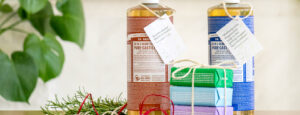 dr bronner's soap, lavender, peppermint, unscented, almond, eucalyptus, gift