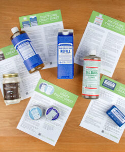 Dr. Bronner's products - how to use guides