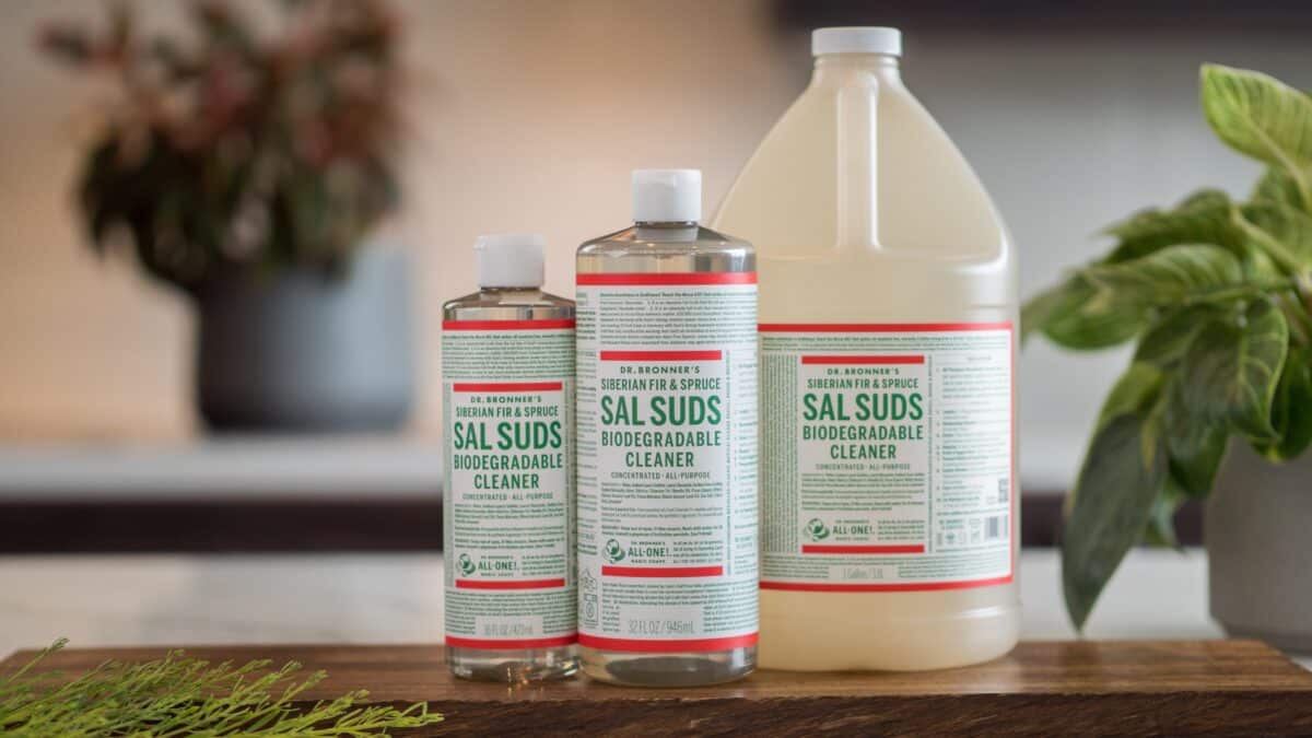 How to Use Dr. Bronner's Sal Suds