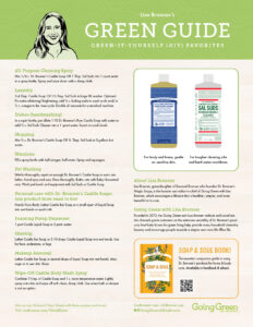 Image of Lisa Bronner's Green Guide of popular uses.