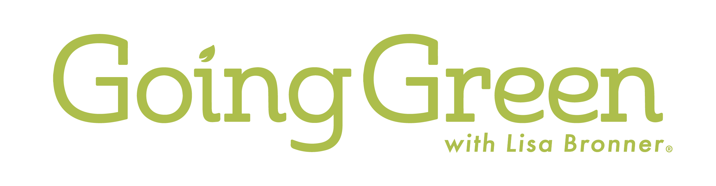 Going Green with Lisa Bronner logo