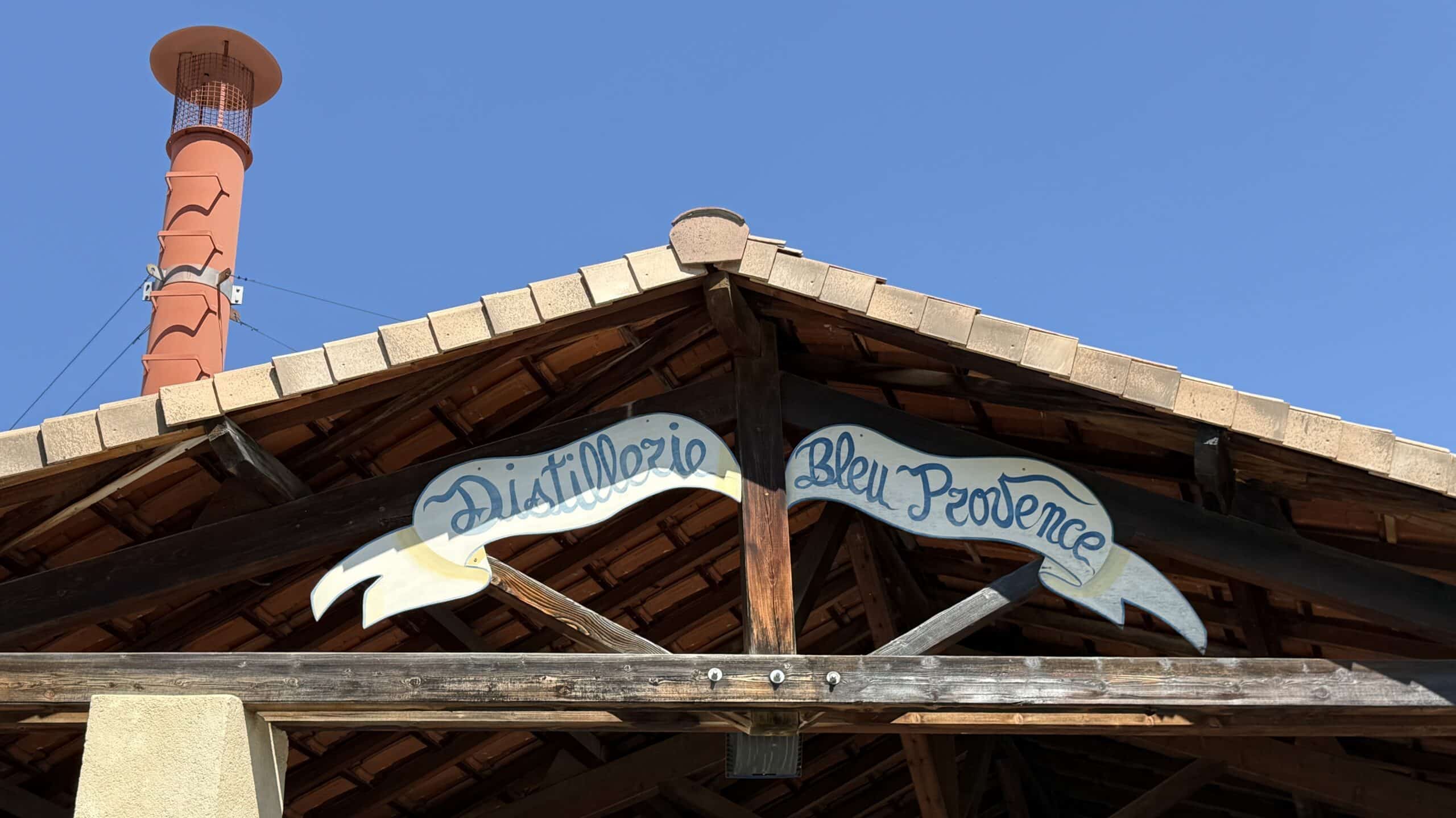 The front of Distillerie Bleu Provence.